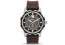 Watch strap Fossil FS4890 Silicone Brown 22mm